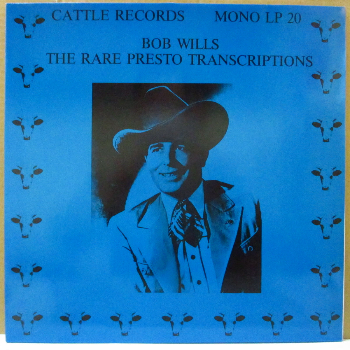 BOB WILLS  (ボブ・ウィルズ)  - The Rare Presto Transcriptions (German オリジナル Mono LP)