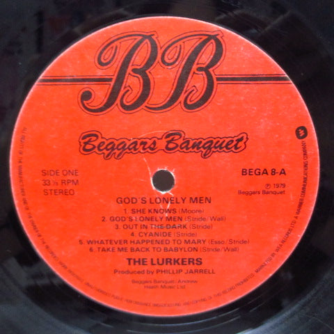 LURKERS, THE (ザ ・ラーカーズ) - God's Lonely Men (UK Orig.LP)