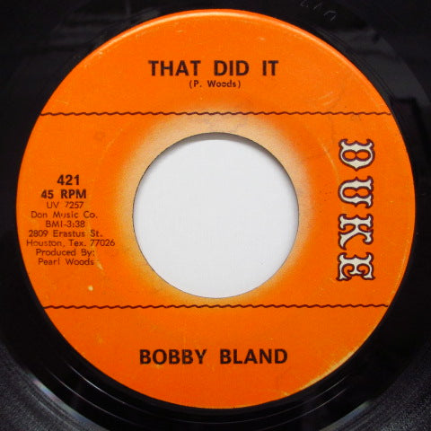 BOBBY BLAND (ボビー・ブランド)  - Getting Used To The Blues (Orig.)