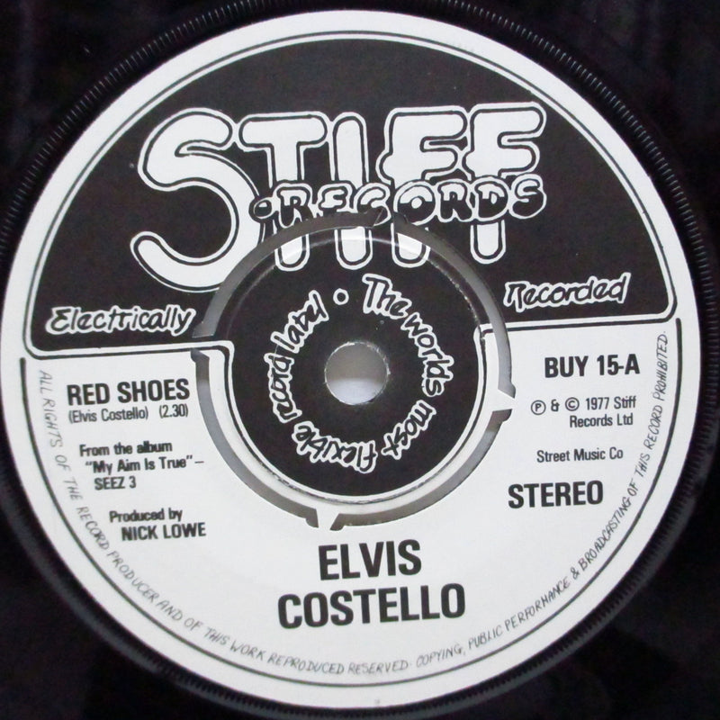 ELVIS COSTELLO  (エルヴィス・コステロ)   - Red Shoes (UK Orig.7"+CS)