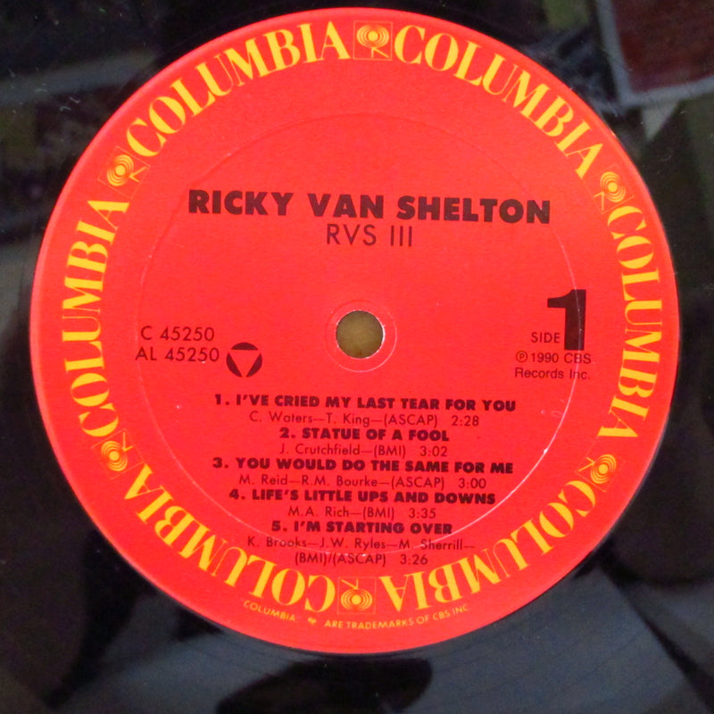 RICKY VAN SHELTON (リッキー・ヴァン・シェルトン)  - RVS III (US Orig.LP+Inner)