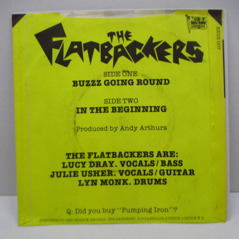 FLATBACKERS, THE - Buzz Going Round (UK Orig.7")