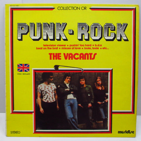VACANTS, THE - Punk Rock (France Reissue LP/CS)