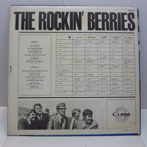 ROCKIN' BERRIES - Rockin' Berries (Italy Orig.Mono LP/CS)