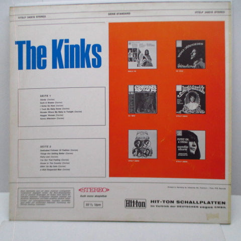 KINKS (キンクス) - Die Neue Kinks Revue (German Re Stereo LP/ HTSLP 340016/CS)