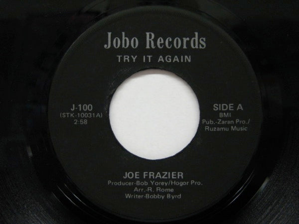 JOE FRAZIER - Try It Again / Knock On Wood (Orig)