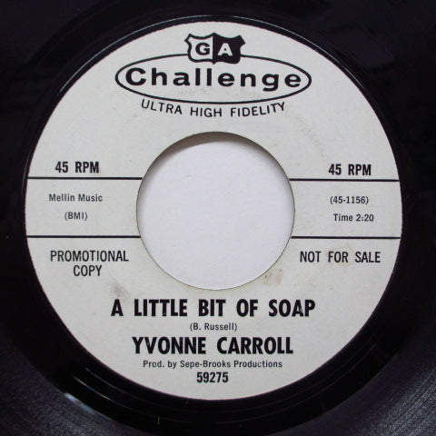YVONNE CARROLL (イヴォンヌ・キャロル)  - A Little Bit Of Soap (Promo)