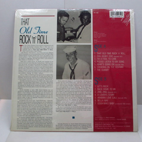 ART NEVILLE (アート・ネヴィル)   - That Old Time Rock 'N' Roll (US オリジナル・モノラル LP/廃盤 New)