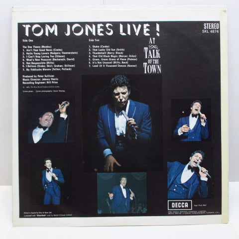 TOM JONES (トム・ジョーンズ) - Tom Jones Live! At The Talk Of The Town (UK オリジ