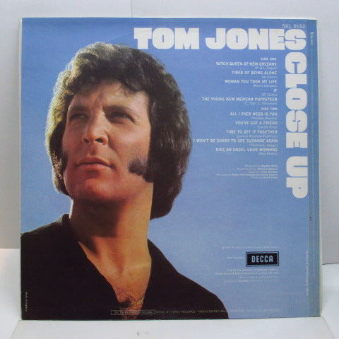 TOM JONES (トム・ジョーンズ)  - Close Up (UK Orig.Stereo LP/CS)