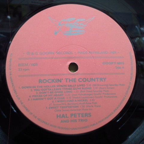 HAL PETERS AND HIS TRIO-Rockin 'The Country (Finland Orig.LP)