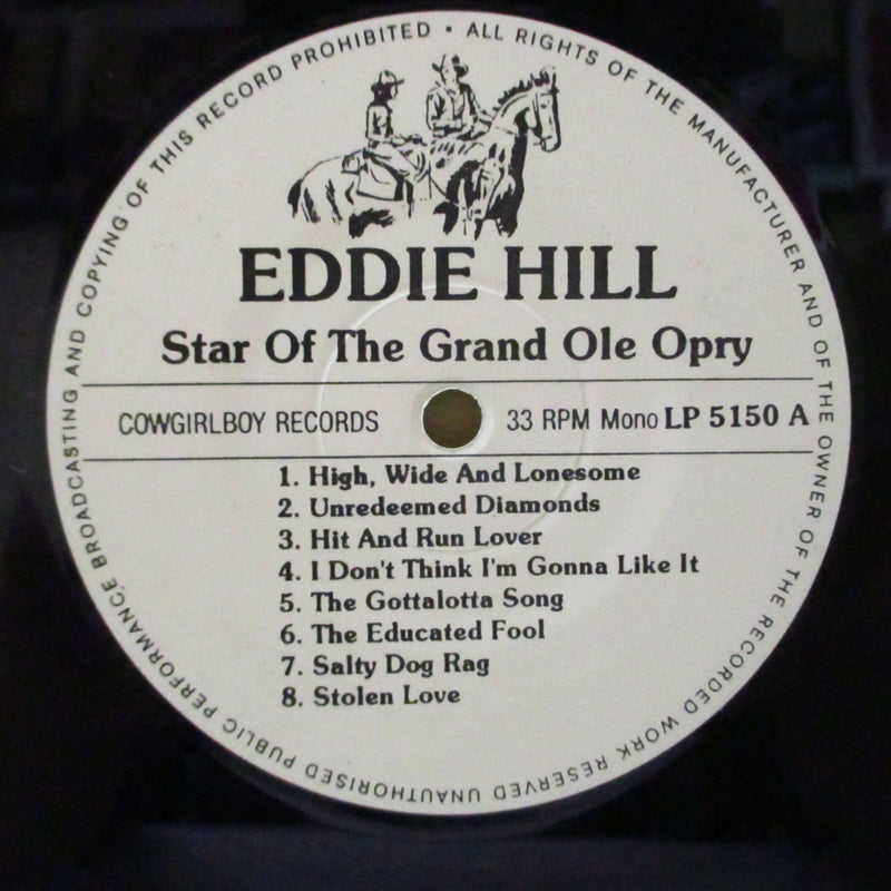 EDDIE HILL (エディ・ヒル)  - Star Of The Grand Ole Opry (German 80's 限定 Mono LP)