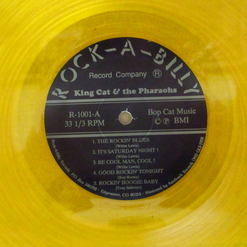 KING CAT AND THE PHARAOHS (キング・キャット・アンド・ザ・ファラオス)  - The Rockin' Blues (US Limited Gold Vinyl 10")