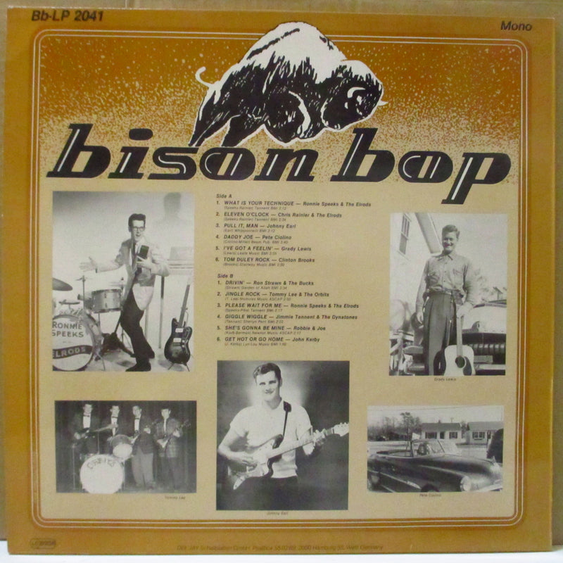 V.A. (50's & 60's 名作ロカビリーシリーズコンピ)  - Bison Bop Vol.33 (German オリジナル Mono LP)
