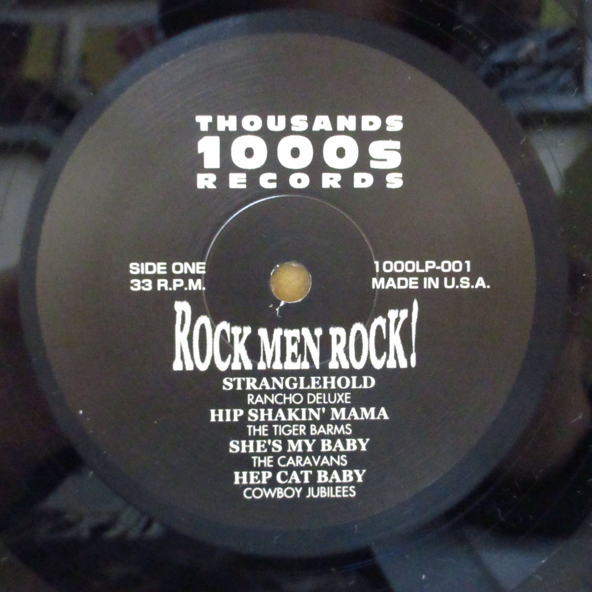 V.A. (90's ドイツ・日本 ネオロカビリー〜サイコビリー・コンピ) - Rock Men Rock! (Japan オリジナル  10インチ「廃盤 New」残少！)