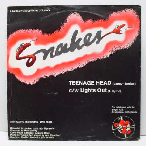 SNAKES, THE - Teenage Head (Dutch Orig.7")