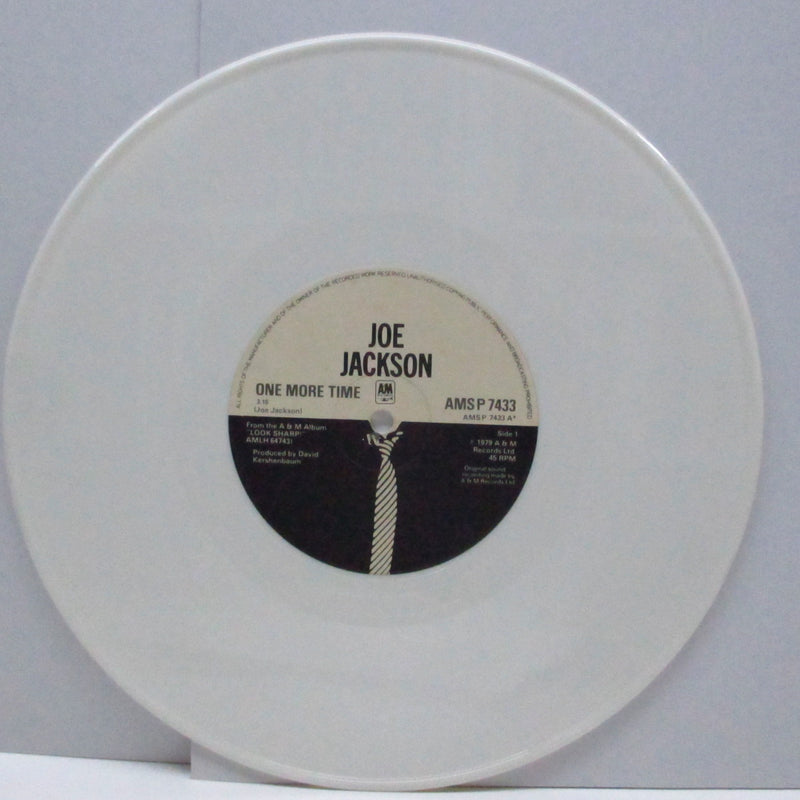 JOE JACKSON (ジョー・ジャクソン)  - One More Time / Don't Ask Me (UK 限定「ホワイトヴァイナル」 10" +バッジ付)