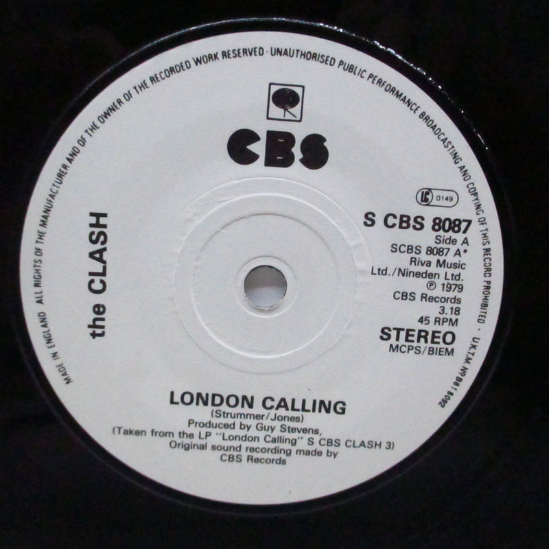 CLASH, THE (ザ・クラッシュ)  - London Calling (UK オリジナル 7"+緑ジャケ)