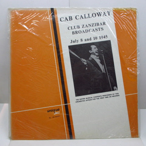 CAB CALLOWAY - Club Zanzibar Broadcasts (ITALY Orig.MONO)