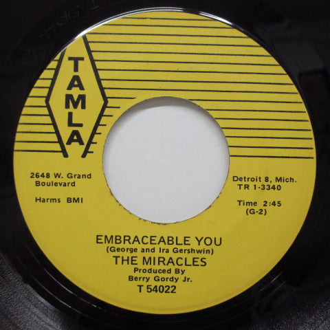 MIRACLES (SMOKEY ROBINSON & THE) - Embraceable You / After All