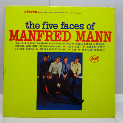 MANFRED MANN - The Five Faces Of Manfred Mann (US Orig.Stereo LP)