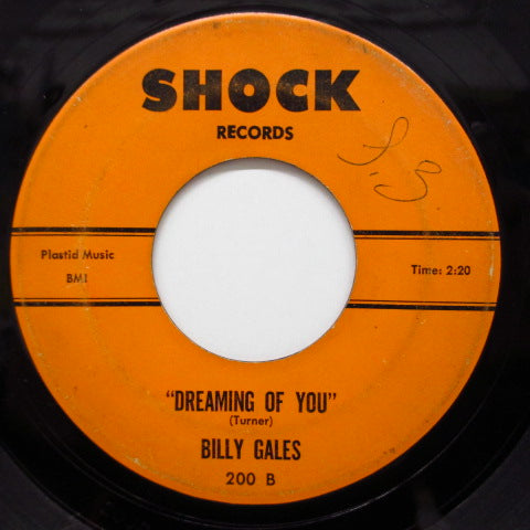 BILLY GALES - I'm Hurting / Dreaming Of You