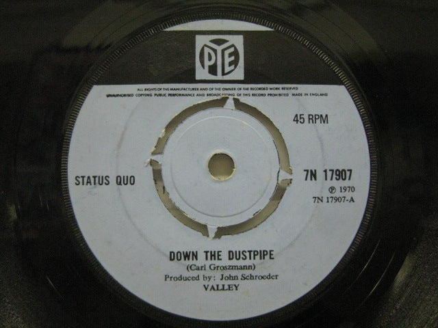 STATUS QUO - Down The Dustpipe / Face Without A Soul