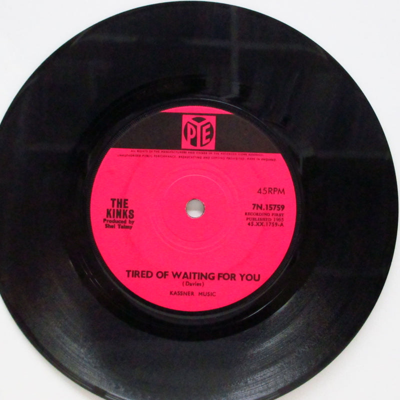 KINKS (キンクス)  - Tired Of Waiting For You (UK Orig.Flat Center 7")