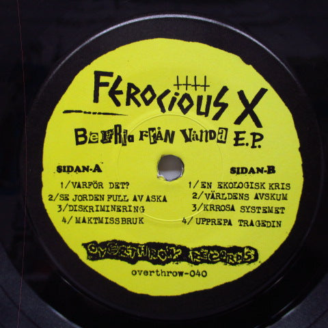 FEROCIOUS X - Befraia Fran Vanda E.P.