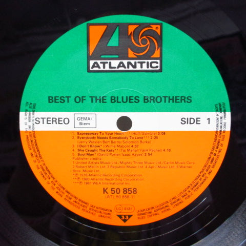 BLUES BROTHERS (ブルース・ブラザーズ) - Best Of The Blues Brothers (EU 80's Reissue  LP/No Barcode)