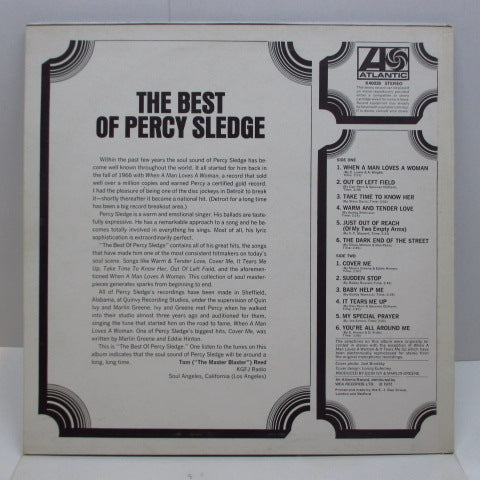 PERCY SLEDGE - The Best Of Percy Sledge (UK 70's Reissue/CS)