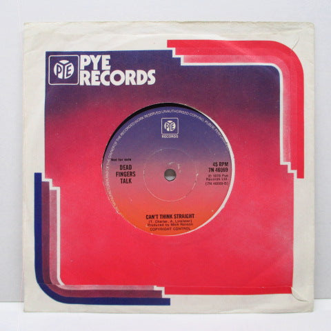 DEAD FINGERS TALK - Hold On To Rock 'n' Roll (UK Promo 7")