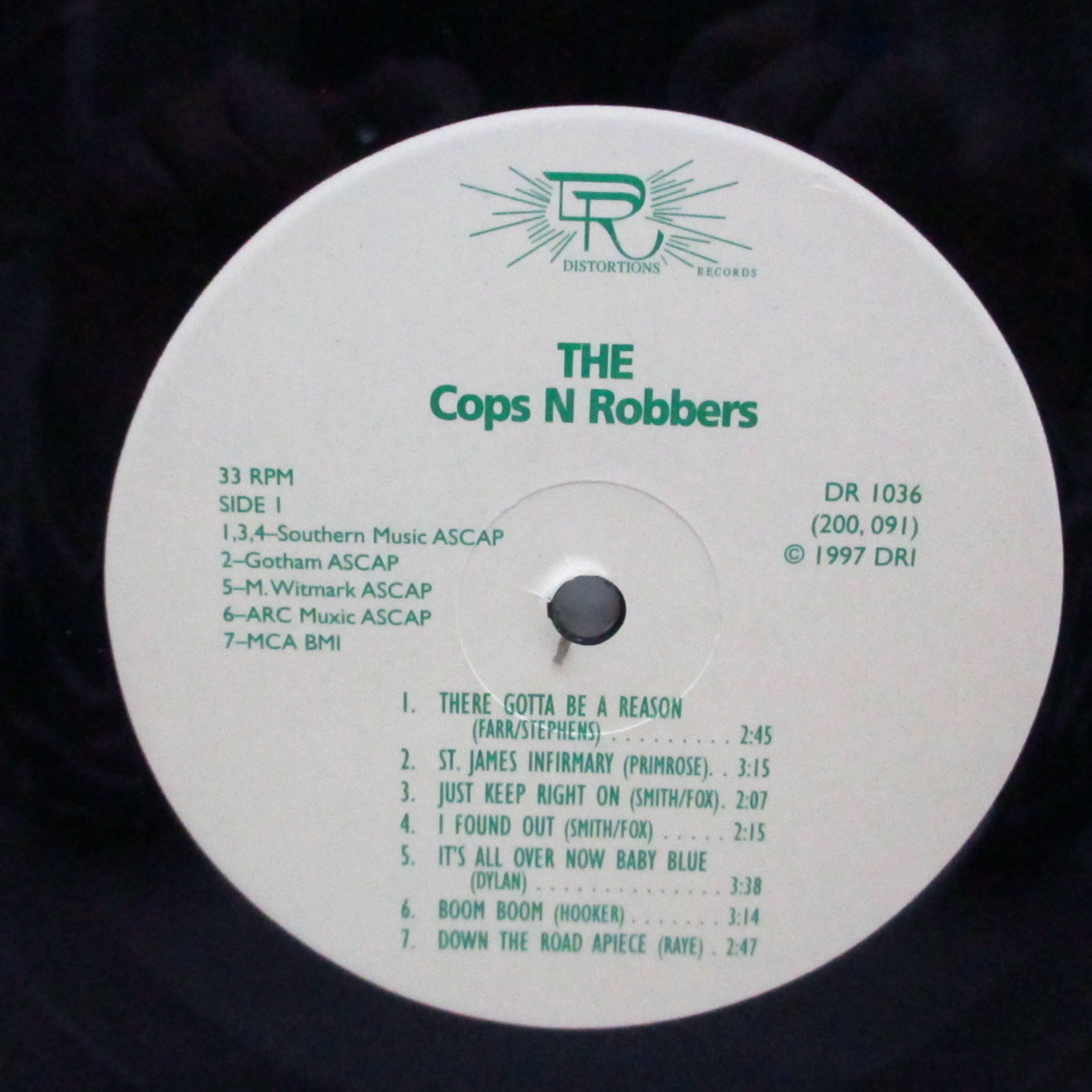 COPS 'N ROBBERS, THE (ザ・コップス & ロバーズ)  - S.T. (US Reissue LP)