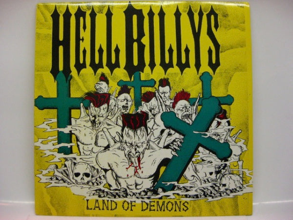 HELLBILLYS - Land Of Demons (Japan Orig.Red Vinyl LP)
