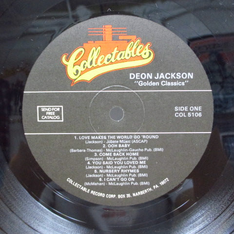 DEON JACKSON - Golden Classics (US Orig.LP)