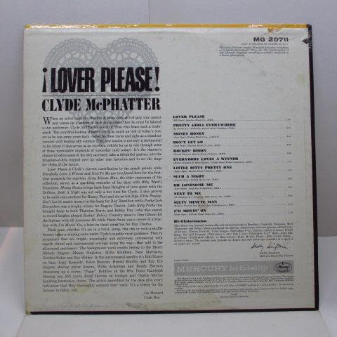 CLYDE McPHATTER (クライド・マクファター)  - Lover Please (US Orig.MONO)