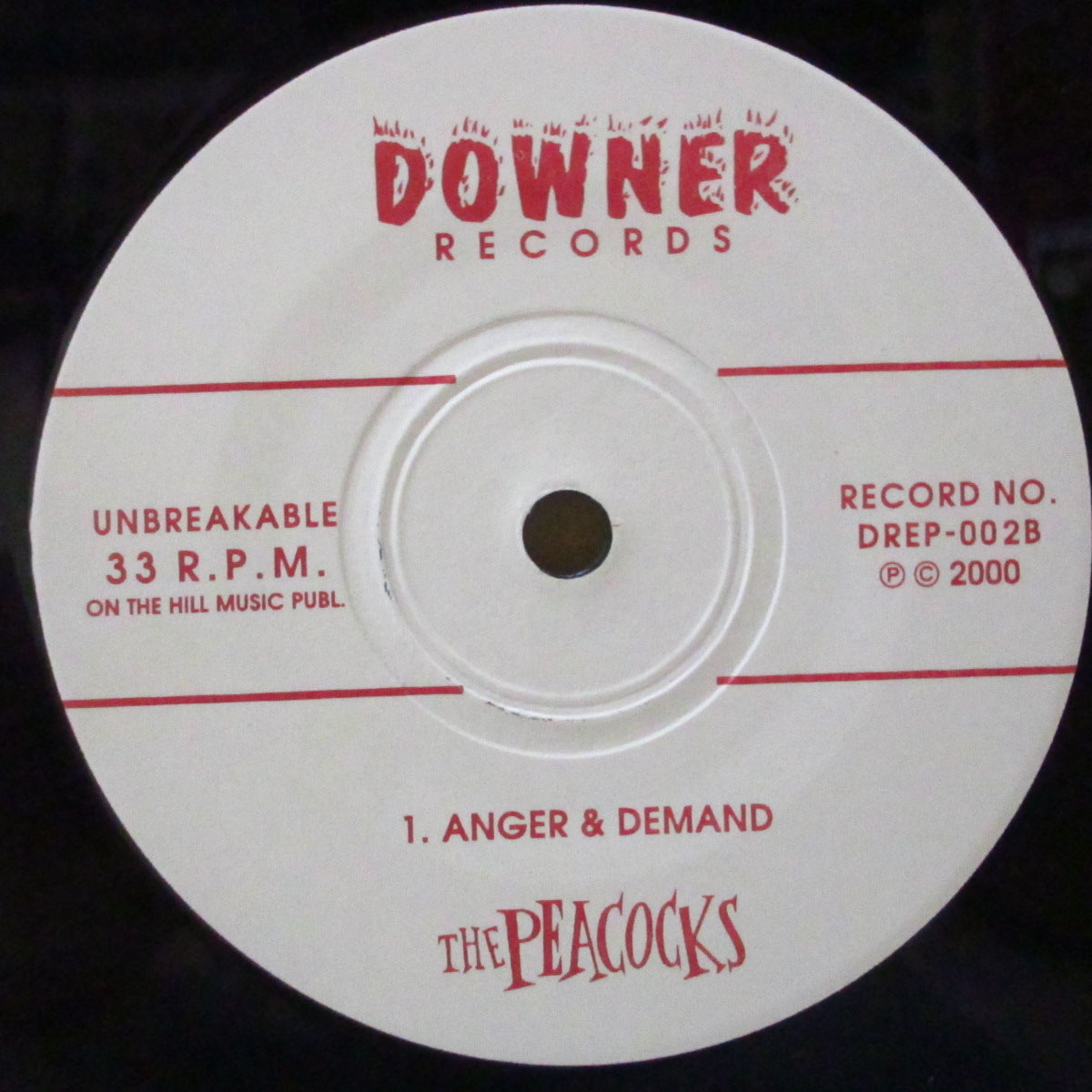 PEACOCKS (ピーコックス)  - Anger & Demand (Japan 限定 7")