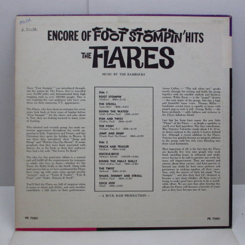 FLARES - Encore Of Foot Stompin' Hits (US Orig.Mono LP)