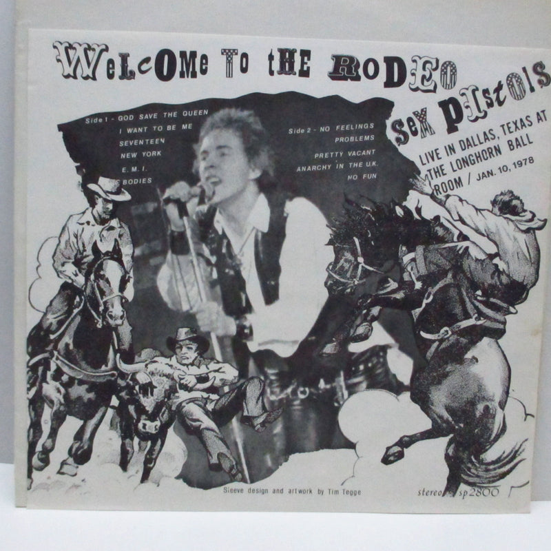 SEX PISTOLS (セックス・ピストルズ)  - Welcome To The Rodeo (US 80's Unofficial LP/'78 CVR)