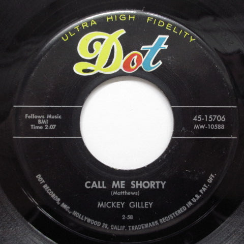 MICKEY GILLEY - Call Me Shorty (Orig)