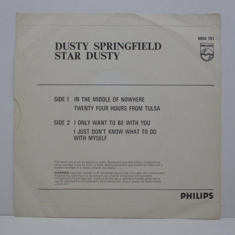 DUSTY SPRINGFIELD - Star Dusty (UK Orig.EP)