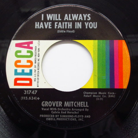 GROVER MITCHELL - Someone's Knockin' At My Door (ORIG.)