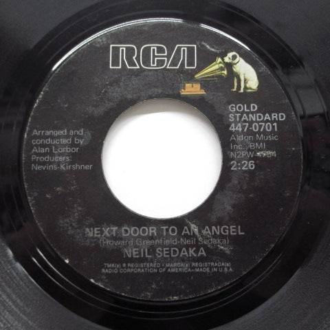 NEIL SEDAKA (ニール・セダカ) - Breaking Up Is Hard To Do (70's Reissue)