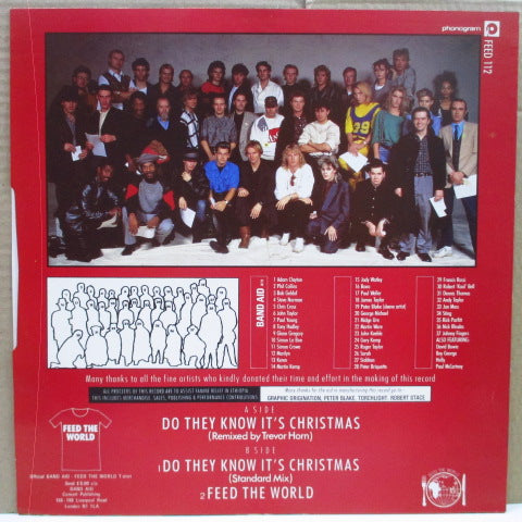 V.A. (Band Aid) - Do They Know It's Christmas? +2 (UK オリジナル 12")