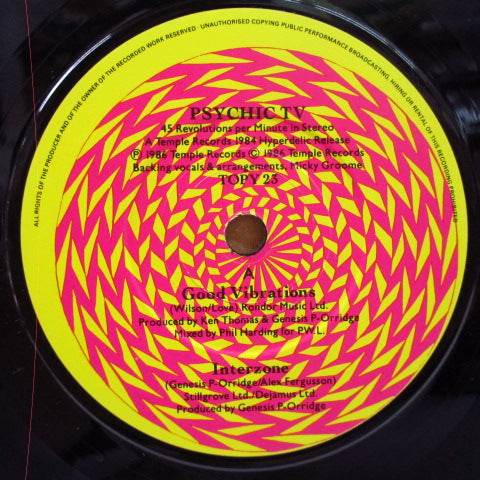 PSYCHIC TV (サイキックTV)- The Magickal Mystery D Tour E.P. (UK オリジナル 7")