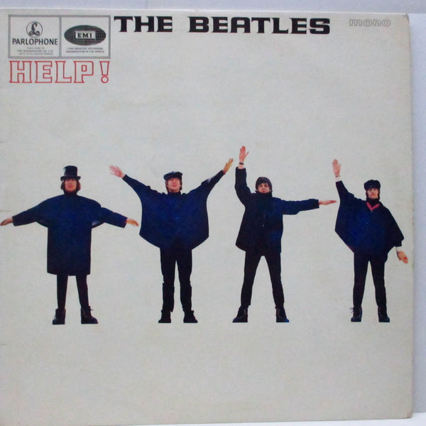 BEATLES (ビートルズ)  - Help ! (UK 60's 再発「モノラル」LP/G&L社「アウトラインMono」表面コーティング折返ジャケ)