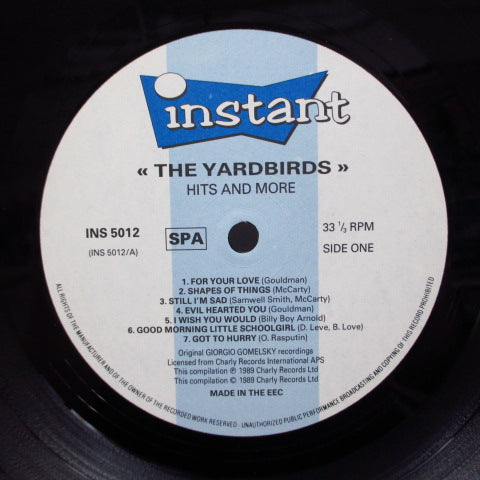 YARDBIRDS (ヤードバーズ) - Hits And More (EEC Orig.)
