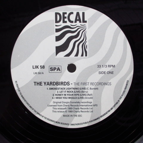 YARDBIRDS (ヤードバーズ) - The First Recordings (UK Orig.LP/LIK-58)