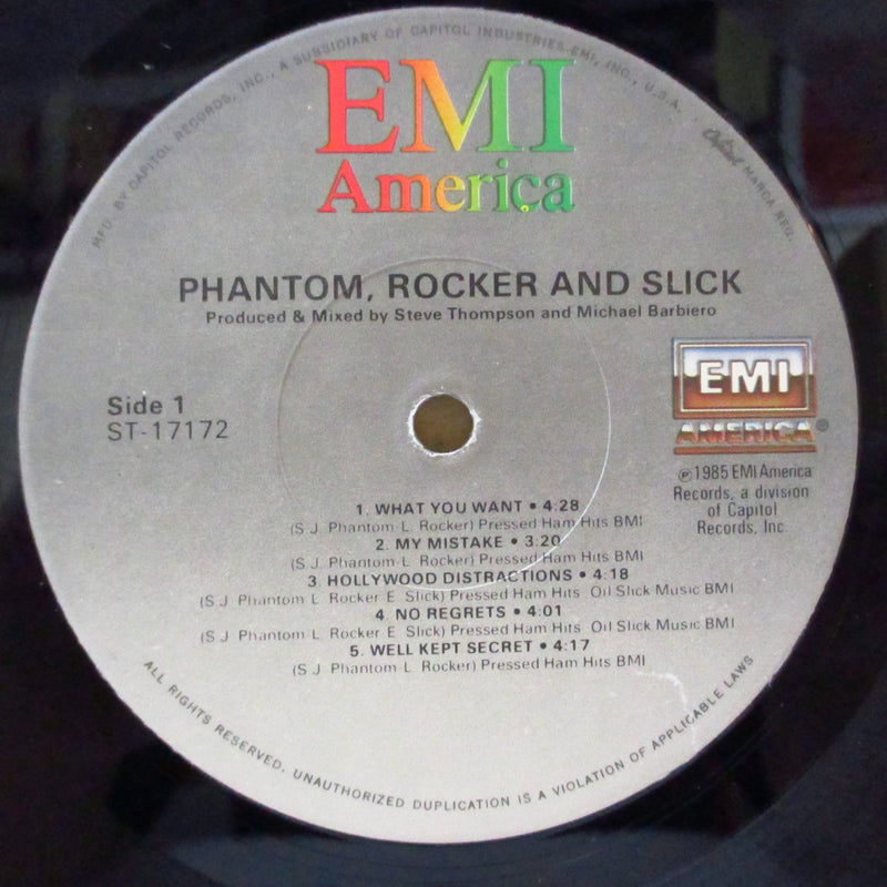 PHANTOM, ROCKER & SLICK (ファントム・ロッカー＆スリック)  - Phantom, Rocker & Slick (US Orig.LP+Inner)