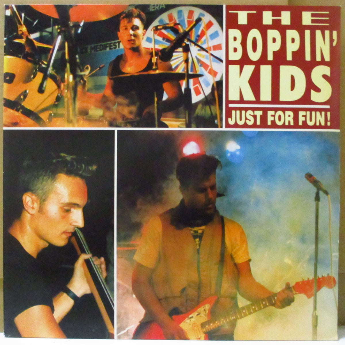 BOPPIN' KIDS, THE (ザ・ボッピン・キッズ)  - Just For Fun ! (German 100 Limited Reissue Clear Red Vinyl LP)